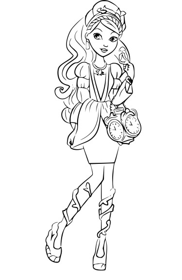 Dibujo de Ashlynn Ella Ever After High para colorear