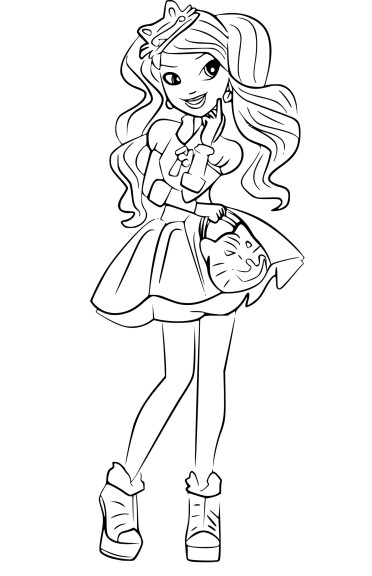 coloriagekittycheshire-372x576-2 Dibujo de Kitty Cheshire Ever After High para colorear