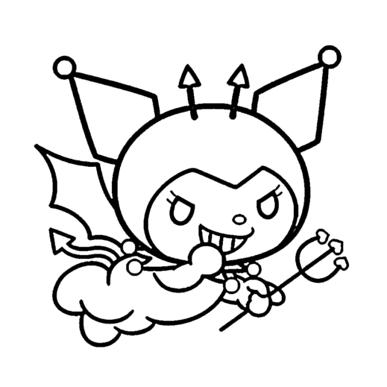 kuromi con su varita